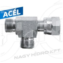 9/16" ORFS T-IDOM KÜLSŐ/KÜLSŐ/BELSŐ MENETTEL - ITKKBO-916