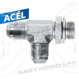 1,5/16"UNF - T1"BSP T-IDOM KÜLSŐ/KÜLSŐ/KÜLSŐ-TÖMBÖSÍTETT MENETTEL, 74ˇ KÚPPAL - ITKKUKTB-1-516-01