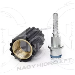 M22x1,5 DN06 KÚP 14mm MAGASNYOMÁSÚ MOSÓ CSATLAKOZÓ, HOBBY GÉPEKHEZ - KAR-062215-14H