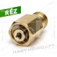 K-LOCK - M22X1,5 - TR22 FIX ÁTALAKÍTÓ MAGASNYOMÁSÚ MOSÓKHOZ, RÉZ KIVITEL (EASY-LOCK) - KAR-FM22FM22