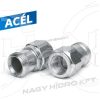 TR22-3/8" KÜLSŐ/BELSŐ FIX MENETES ÁTALAKÍTÓ ADAPTER MAGASNYOMÁSÚ MOSÓKHOZ, ACÉL KIVITEL (EASY-LOCK) - KAR-KB-TR22-38-STG