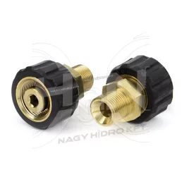 1/4"-M22x1,5 KÜLSŐ/BELSŐ ÁTALAKÍTÓ MAGASNYOMÁSÚ MOSÓKHOZ - KAR-KB142215