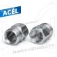 M22x1,5-3/8" KÜLSŐ/BELSŐ FIX MENETES ÁTALAKÍTÓ ADAPTER MAGASNYOMÁSÚ MOSÓKHOZ, ACÉL KIVITEL - KAR-KB2215-38A