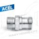 TR22-M22x1,5 KÜLSŐ/KÜLSŐ FIX MENETES ÁTALAKÍTÓ ADAPTER MAGASNYOMÁSÚ MOSÓKHOZ, ACÉL KIVITEL (EASY-LOCK) - KAR-KK-TR22-2215-STG
