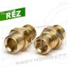   TR22-M22x1,5 KÜLSŐ/KÜLSŐ FIX MENETES ÁTALAKÍTÓ ADAPTER MAGASNYOMÁSÚ MOSÓKHOZ, RÉZ KIVITEL (EASY-LOCK)