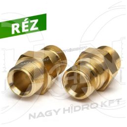 TR22-M22x1,5 KÜLSŐ/KÜLSŐ FIX MENETES ÁTALAKÍTÓ ADAPTER MAGASNYOMÁSÚ MOSÓKHOZ, RÉZ KIVITEL (EASY-LOCK) - KAR-KK-TR22-2215R