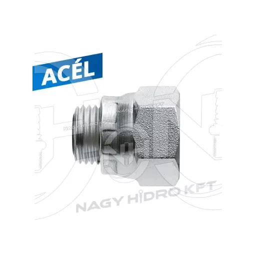 9/16"-11/16" ORFS COLOS KB-S MENETTEL EGYENES VÁLTÓ ADAPTER, LAPON TÖMÍTŐ KIVITEL