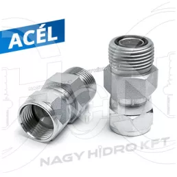 1,7/16"-3/4" ORFS/BSP COLOS KB-S VÁLTÓ KÖZCSAVAR / ADAPTER - KBOB-1-716-34