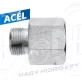   1,3/16"-3/4" ORFS/BSP KB-S MENETTEL, FIX EGYENES VÁLTÓ ADAPTER / KÖZCSAVAR