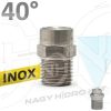   40ˇ 030 1/4" NPT KÜLSŐ MENETES MOSÓ FÚVÓKA, INOX KIVITELBEN (NAGYNYOMÁSÚ TISZTÍTÓHOZ)