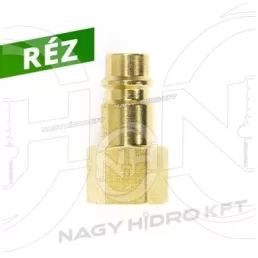   G1/2" RÉZ, BELSŐ MENETES PNEUMATIKUS GYORSCSATLAKOZÓ DUGÓ