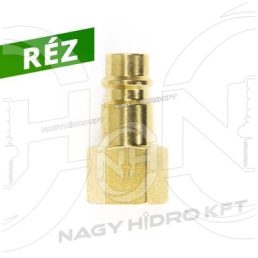 M16x1,5 RÉZ, BELSŐ MENETES PNEUMATIKUS GYORSCSATLAKOZÓ DUGÓ - LRBK-M1615