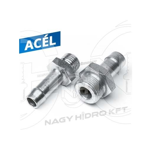 M22x1,5 DN11 LAPON TÖMÍTÉSŰ KÜLSŐ MENETES LÉGFÉK CSATLAKOZÓ - LTK-112215