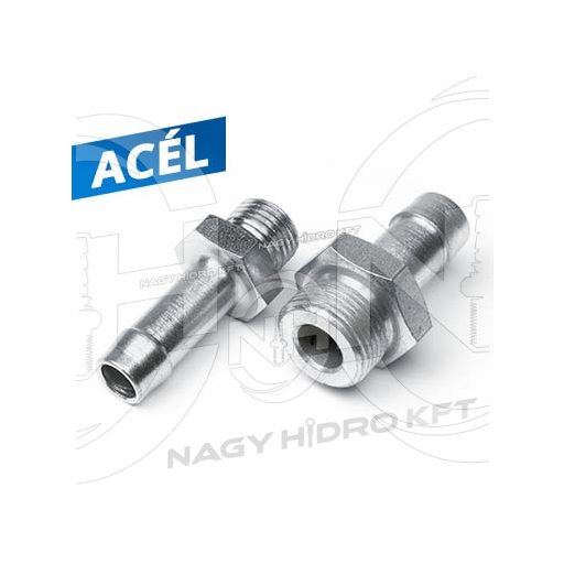 M18x1,5 DN13 LAPON TÖMÍTÉSŰ KÜLSŐ MENETES LÉGFÉK CSATLAKOZÓ - LTK-131815