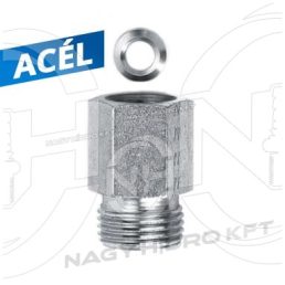 1/4"-M10x1 MANOMÉTER CSATLAKOZÓ KÜLSÖ MENETTEL - MCSKM-14101
