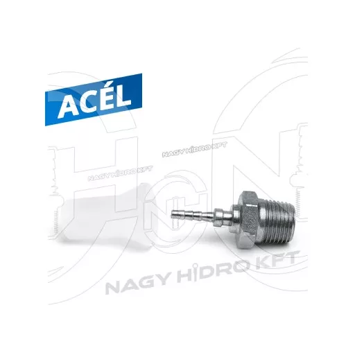 DN02 1/8" NPT COLOS KÜLSŐ MENETES MÉRŐPONT TÖMLŐ CSATLAKOZÓ