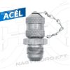   M16x2-9/16" UNF COLOS KÜLSŐ MENETES MÉRŐPONT CSATLAKOZÓ 74ˇ KÚPPAL