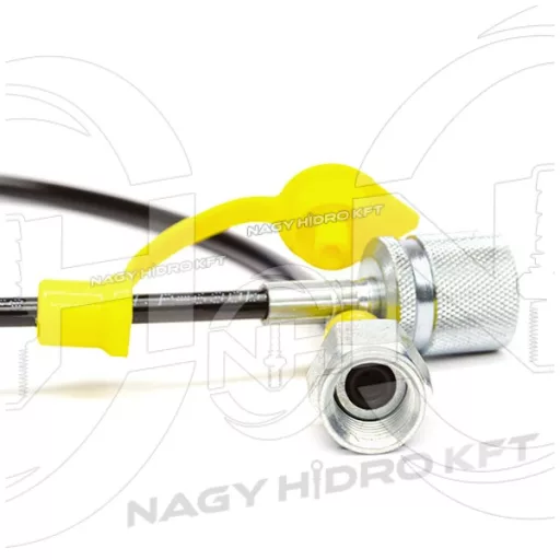 M16x2-1/4" L=1000mm HOSSZÚ MÉRŐPONT TÖMLŐ, MANOMÉTER CSATLAKOZÓVAL - MPTM1000-M1602-14