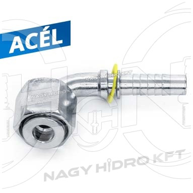 90ˇ DN12 1.3/16" ORFS COLOS LAPON TÖMÍTŐ HIDRAULIKA CSATLAKOZÓ - ORFSH-9012-1-316