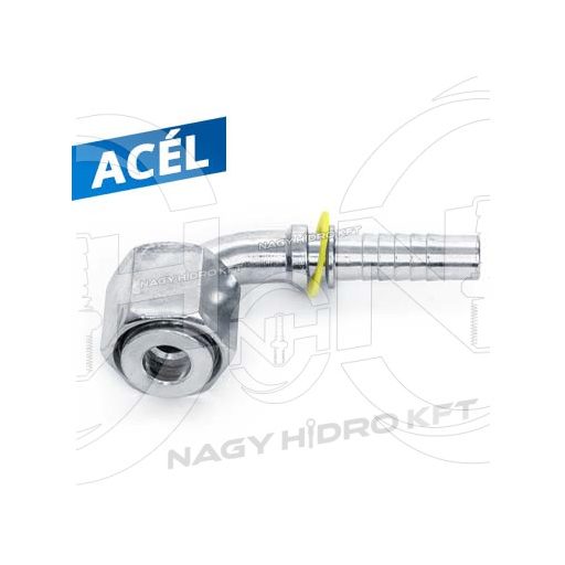 90ˇ DN16 13/16" ORFS COLOS LAPON TÖMÍTŐ HIDRAULIKA CSATLAKOZÓ - ORFSH-90161316