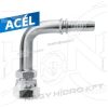 90ˇ DN10 11/16" HOSSZÍTOTT ORFS COLOS LAPON TÖMÍTŐ HIDRAULIKA CSATLAKOZÓ - ORFSH-H90101116