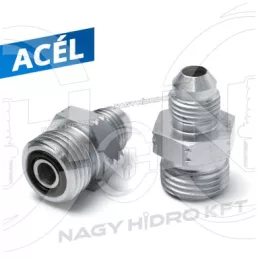   11/16"-1/2" ORFS / UNF VÁLTÓ KÖZCSAVAR / ADAPTER (ORS/JIC)