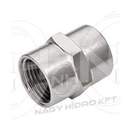 1/2" BSP BB FIX EGYENES PNEUMATIKUS ÖSSZEKÖTŐ ADAPTER (RÉZ KIVITEL) - PBBBF-12