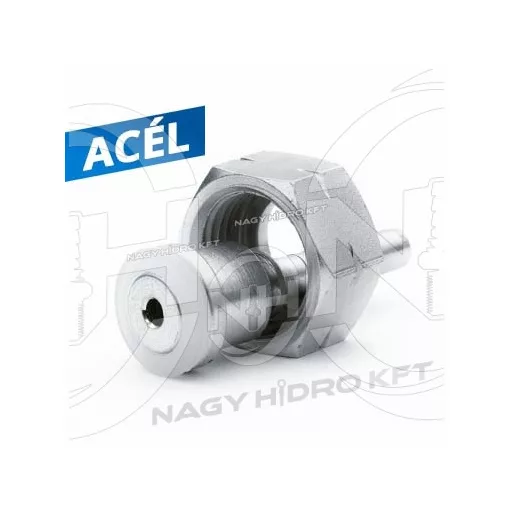 PB GÁZ CSATLAKOZÓ, EGYENES DN08=5/16" 1/2" BALOS HOLLANDERREL