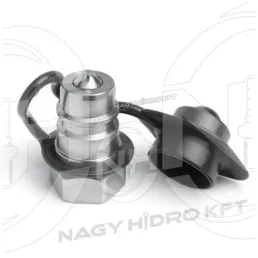   DN12 FEKETE PORVÉDŐ SAPKA GYORCSATLAKOZÓ DUGÓHOZ (PUSH PULL ISO-A PPV3)
