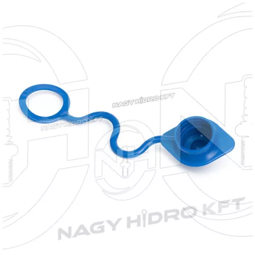 DN12 KÉK PORVÉDŐ SAPKA GYORCSATLAKOZÓ DUGÓHOZ (PUSH PULL ISO-A PPV3)