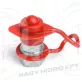   DN12 PIROS PORVÉDŐ SAPKA GYORCSATLAKOZÓ DUGÓHOZ (PUSH PULL ISO-A PPV3)