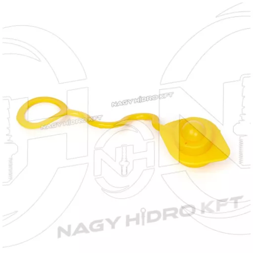 DN12 SÁRGA PORVÉDŐ SAPKA GYORCSATLAKOZÓ DUGÓHOZ (PUSH PULL ISO-A PPV3) - PGD-S12