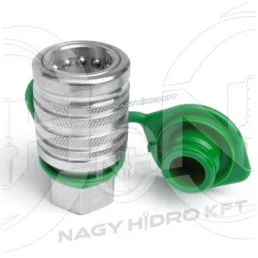 DN12 ZÖLD PORVÉDŐ GYORCSATLAKOZÓ HÜVELYHEZ (PUSH PULL ISO-A PPV3) - PGH-Z12