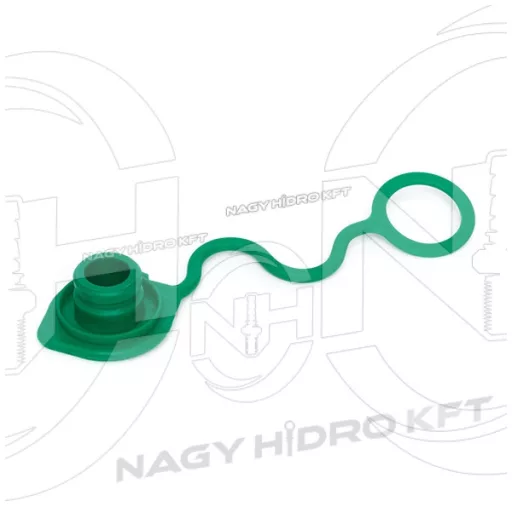 DN12 ZÖLD PORVÉDŐ GYORCSATLAKOZÓ HÜVELYHEZ (PUSH PULL ISO-A PPV3)