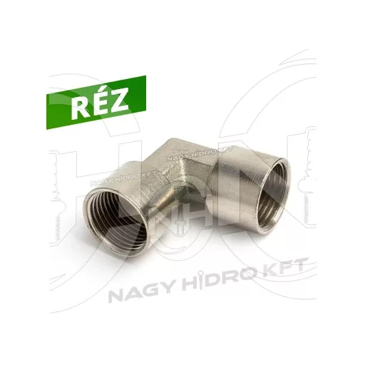 1/8" BSP COLOS PNEUMATIKUS L-IDOM BELSŐ/BELSŐ MENETTEL (RÉZ KIVITEL)