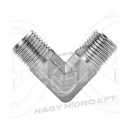 1/2" BSP COLOS PNEUMATIKUS L-IDOM KÜLSŐ/KÜLSŐ KÚPOS MENETTEL (RÉZ KIVITEL) - PILKKB-12