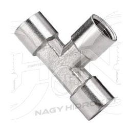 1/4" BSP COLOS T-IDOM BELSŐ/BELSŐ/BELSŐ MENETTEL (RÉZ KIVITEL) - PITBBBB-14