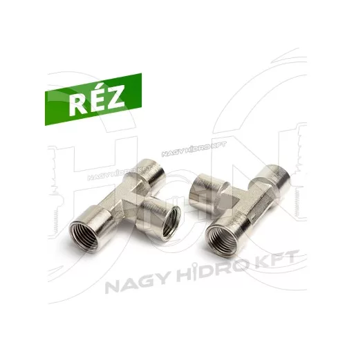 3/4" BSP COLOS T-IDOM BELSŐ/BELSŐ/BELSŐ MENETTEL (RÉZ KIVITEL)
