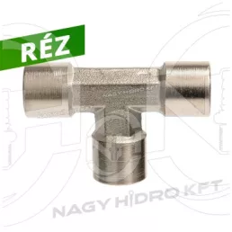   3/8" BSP COLOS T-IDOM BELSŐ/BELSŐ/BELSŐ MENETTEL (RÉZ KIVITEL)