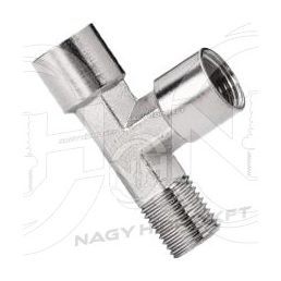 3/4" BSPT COLOS T-IDOM KÚPOS KÜLSŐ/BELSŐ/BELSŐ MENETTEL (RÉZ KIVITEL) - PITKBBB-34