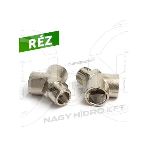 1/2" BSPT COLOS Y-IDOM KÚPOS KÜLSŐ/BELSŐ/BELSŐ MENETTEL (RÉZ KIVITEL)