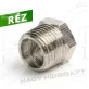   3/8"-1/8" BSPT-BSP COLOS KB-S MENETTEL, FIX RÖVIDÍTETT EGYENES REDUKÁLÓ ADAPTER (RÉZ KIVITEL)
