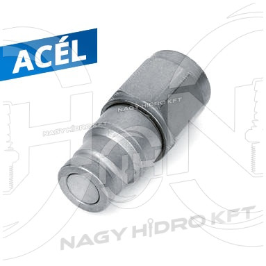 1/4" DN06 400BAR BSP BELSŐ MENETES HIDRAULIKA GYORSCSATLAKOZÓ DUGÓ, CSEPPENÉSMENETES KIVITEL PLT4