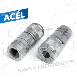   3/4" DN20 350BAR BSP BELSŐ MENETES HIDRAULIKA GYORSCSATLAKOZÓ HÜVELY, CSEPPENÉSMENETES KIVITEL PLT4 (STUCCHI ITALY)
