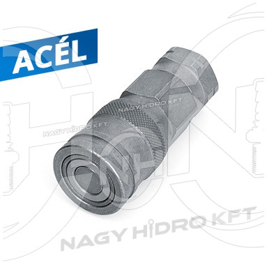 1" DN25 350BAR BSP BELSŐ MENETES HIDRAULIKA GYORSCSATLAKOZÓ HÜVELY, CSEPPENÉSMENETES KIVITEL PLT4 - PLT4H-BB2501