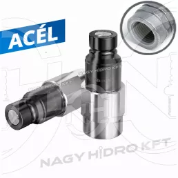   1" DN25 350BAR BSP BELSŐ MENETES HIDRAULIKA DUGÓ TÖRÖFEJHEZ / BONTÓKALAPÁCSHOZ, PLT5 APM (STUCCHI ITALY)