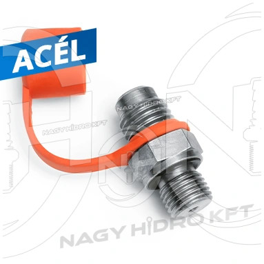 M16x2-1/4" BSP COLOS, TÖMBÖSÍTETT MÉRŐPONT CSATLAKOZÓ, MŰANYAG VÉDŐKUPAKKAL