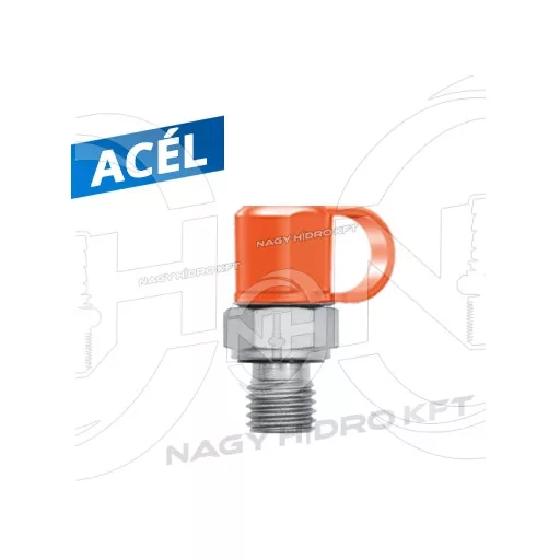 M16x2-1/4" BSP COLOS, TÖMBÖSÍTETT MÉRŐPONT CSATLAKOZÓ, MŰANYAG VÉDŐKUPAKKAL