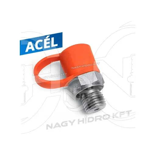 M16x2-M10x1 METRIKUS TÖMBÖSÍTETT MÉRŐPONT CSATLAKOZÓ, MŰANYAG VÉDŐKUPAKKAL