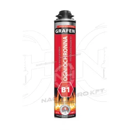 TŰZÁLLÓ PUR HAB 900g B1 PISZTOLYOS (GRAFEN PROFESSIONAL) - PUR-T900